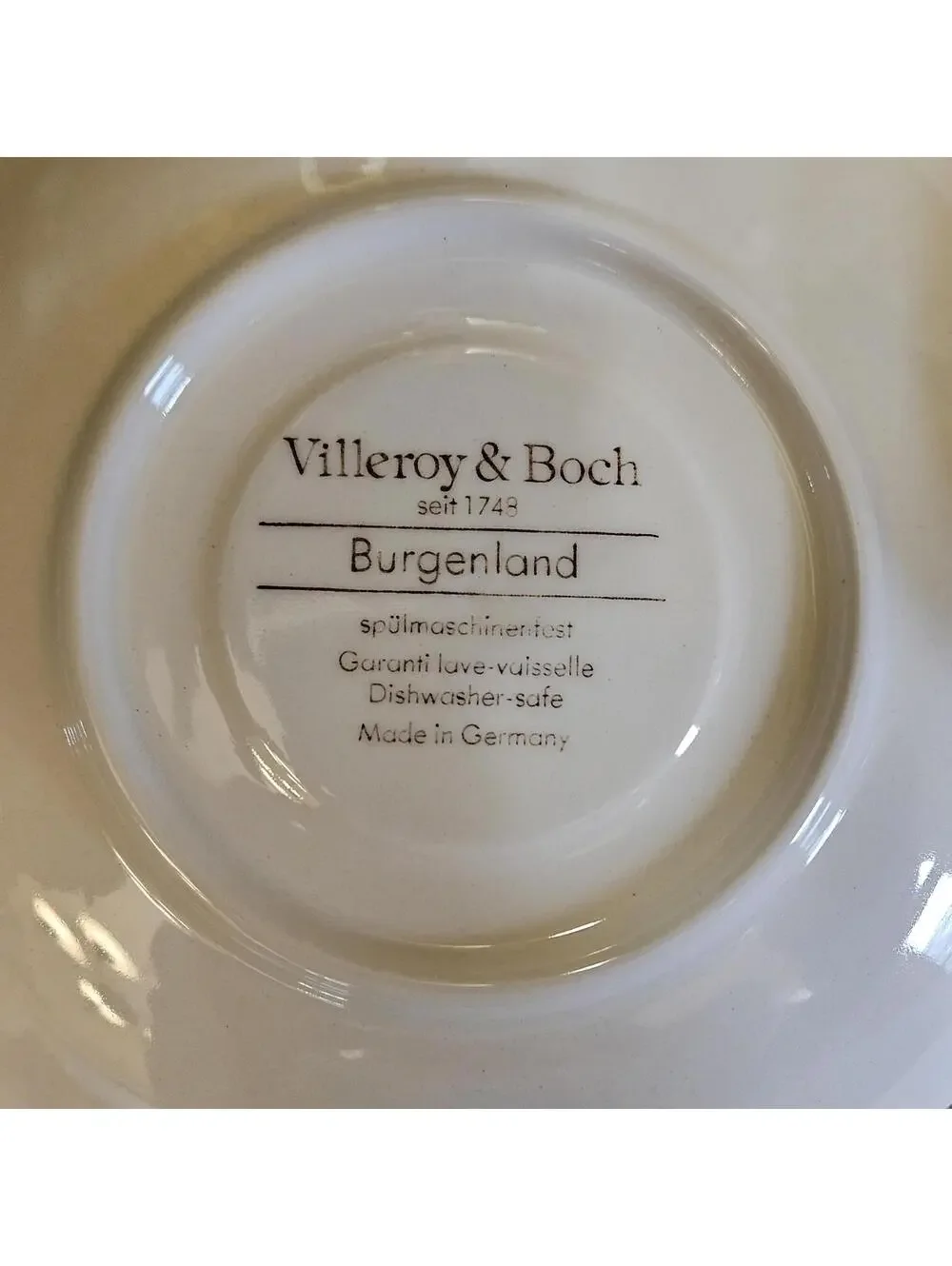 Villeroy & Boch Burgenland Red Set Teapot Cup Saucer Mini Sauce Boat Underplate - Picture 12 of 16